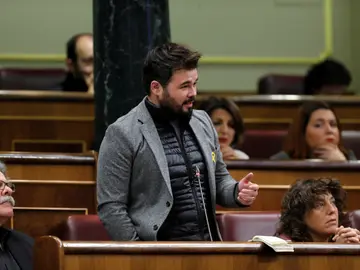 El portavoz de ERC, Gabriel Rufián El portavoz de ERC, Gabriel Rufián