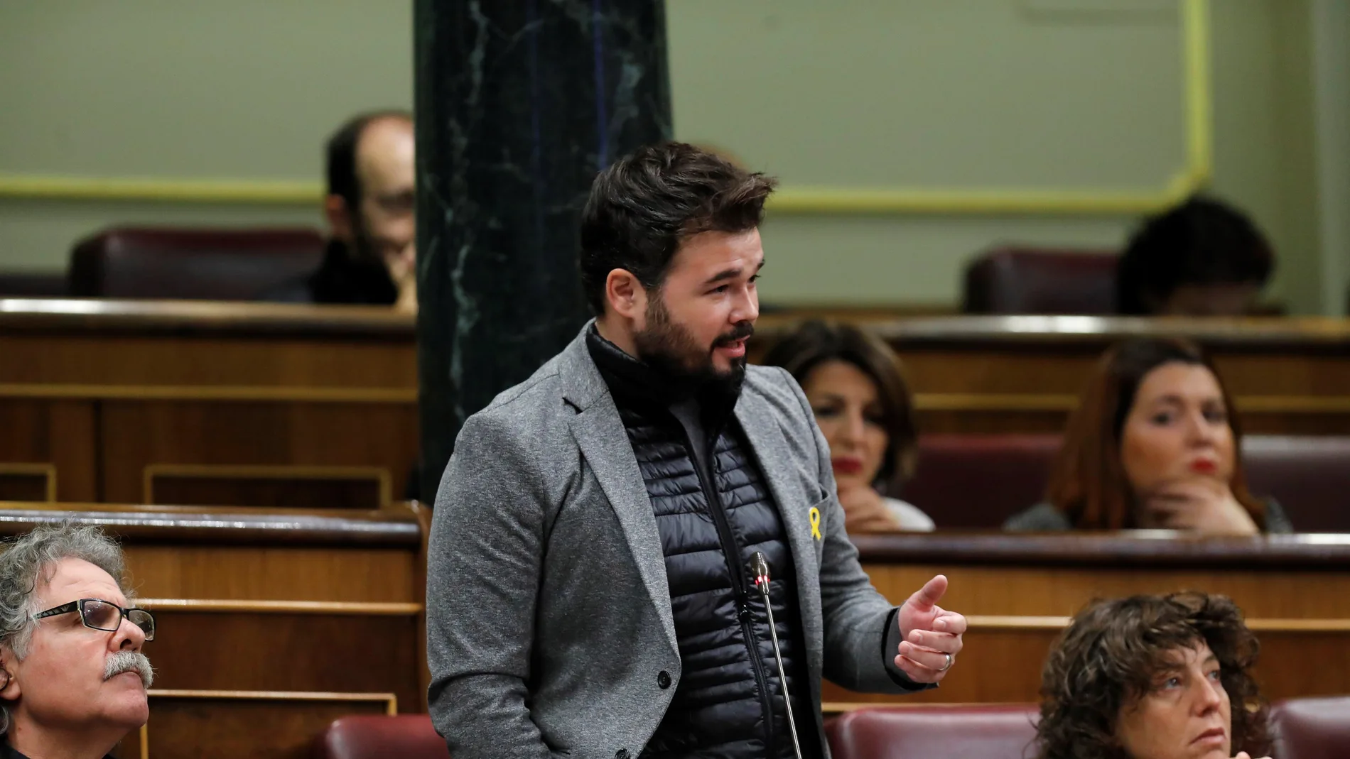 El portavoz de ERC, Gabriel Rufián El portavoz de ERC, Gabriel Rufián