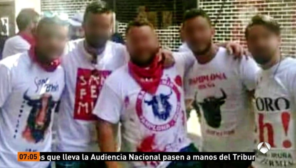 Los cinco acusados de violación múltiple en San Fermín