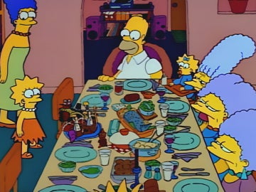 Acción de Gracias con 'Los Simpson'