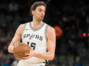 Pau Gasol, durante un partido con los Spurs Pau Gasol, durante un partido con los Spurs