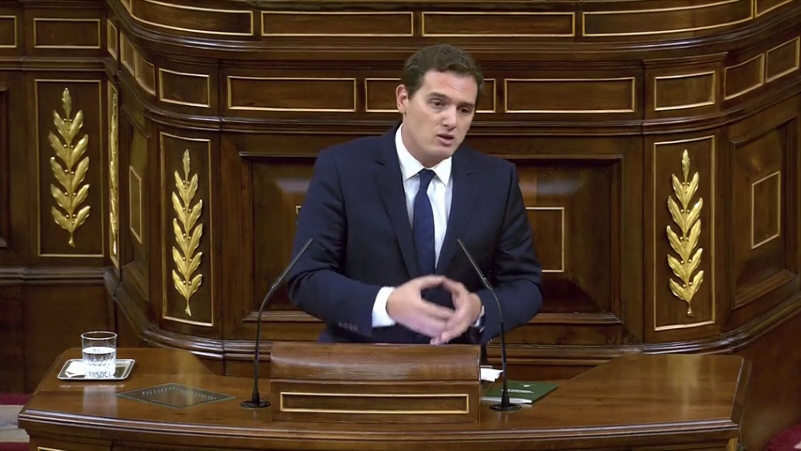 Rivera critica el Cupo vasco en el Pleno del Congreso