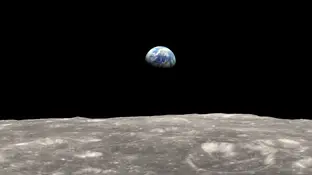 La Tierra vista desde la Luna La Tierra vista desde la Luna
