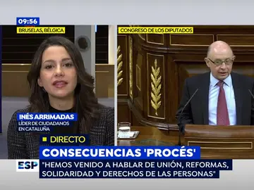 Inés Arrimadas, en una entrevista en Espejo Público Inés Arrimadas, en una entrevista en Espejo Público