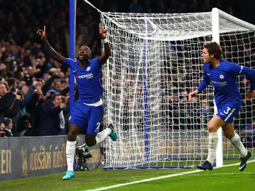 Antonio Rüdiger celebra su gol ante el Swansea Antonio Rüdiger celebra su gol ante el Swansea