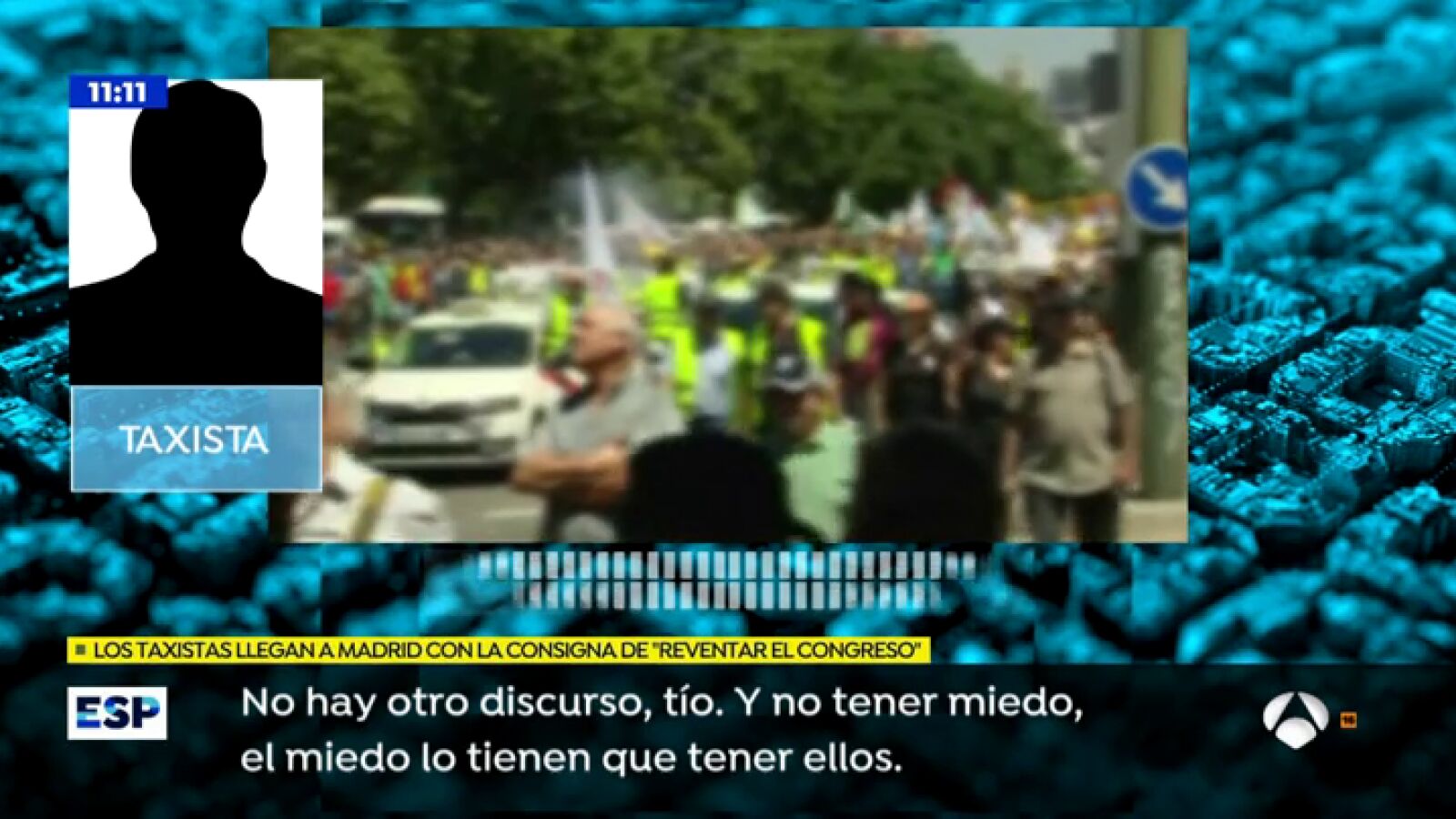 Algunos taxistas llegan a Madrid con la consigna de 