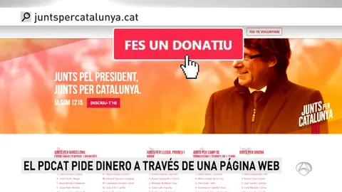 JuntsxCat pide donativos JuntsxCat pide donativos
