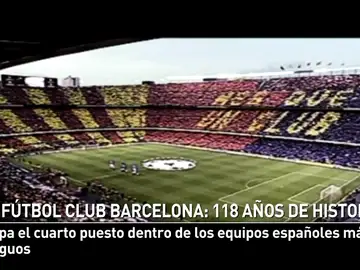Los 118 años de historia del Fútbol Club Barcelona Los 118 años de historia del Fútbol Club Barcelona