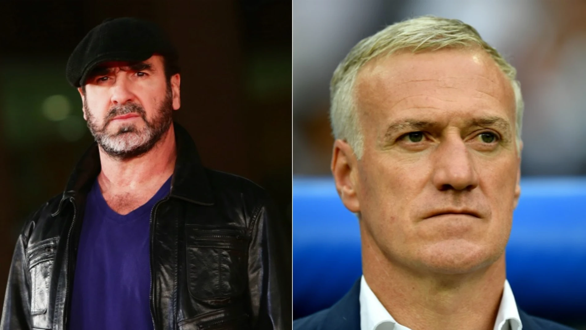 Eric Cantona y Didier Deschamps Eric Cantona y Didier Deschamps