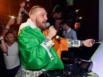 McGregor, en una fiesta en Las Vegas