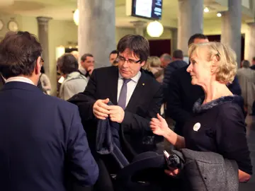El expresidente de la Generalitat de Cataluña Carles Puigdemont El expresidente de la Generalitat de Cataluña Carles Puigdemont