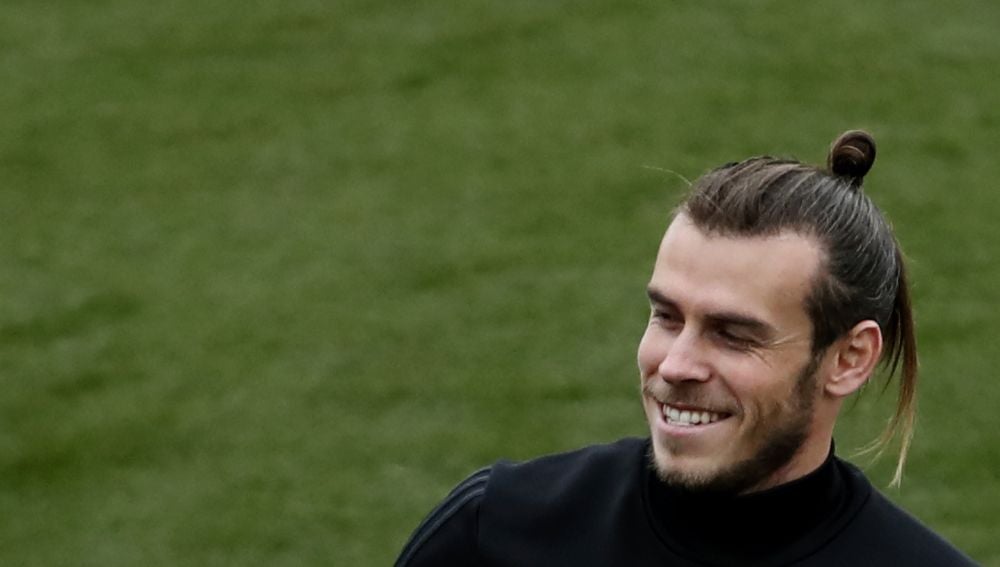 Gareth Bale durante un entrenamiento