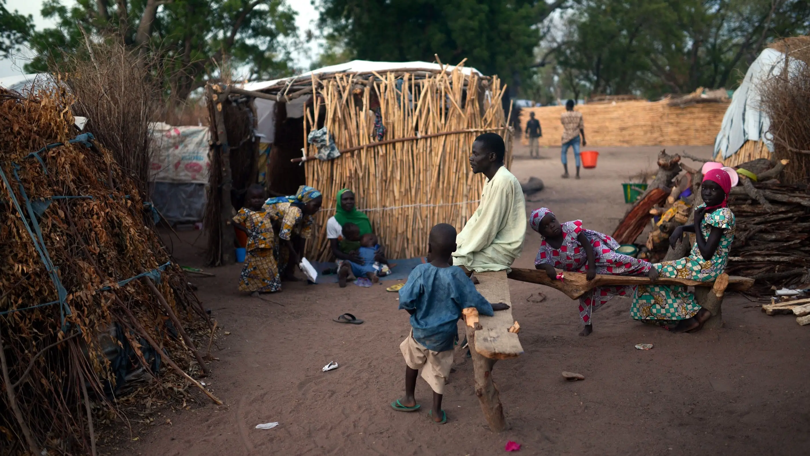 Un campamento en Nigeria Un campamento en Nigeria