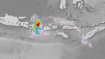 Sentinel 5 detecta la erupción volcánica en Bali