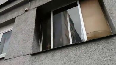 Un bombero fuera de servicio salva de morir en un incendio a un hombre de 93 años 