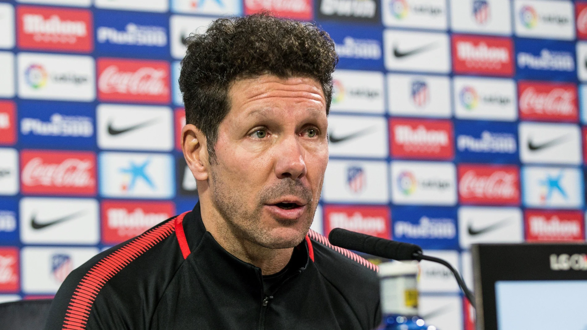 Simeone, en rueda de prensa Simeone, en rueda de prensa