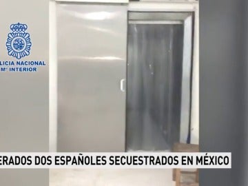 Rescatan ilesos a dos españoles secuestrados en una cámara frigorífica en México