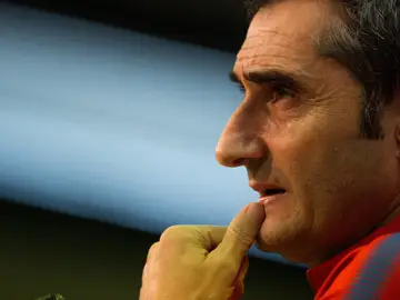 Ernesto Valverde, en rueda de prensa Ernesto Valverde, en rueda de prensa