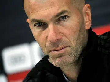 Zinedine Zidane, en rueda de prensa Zinedine Zidane, en rueda de prensa