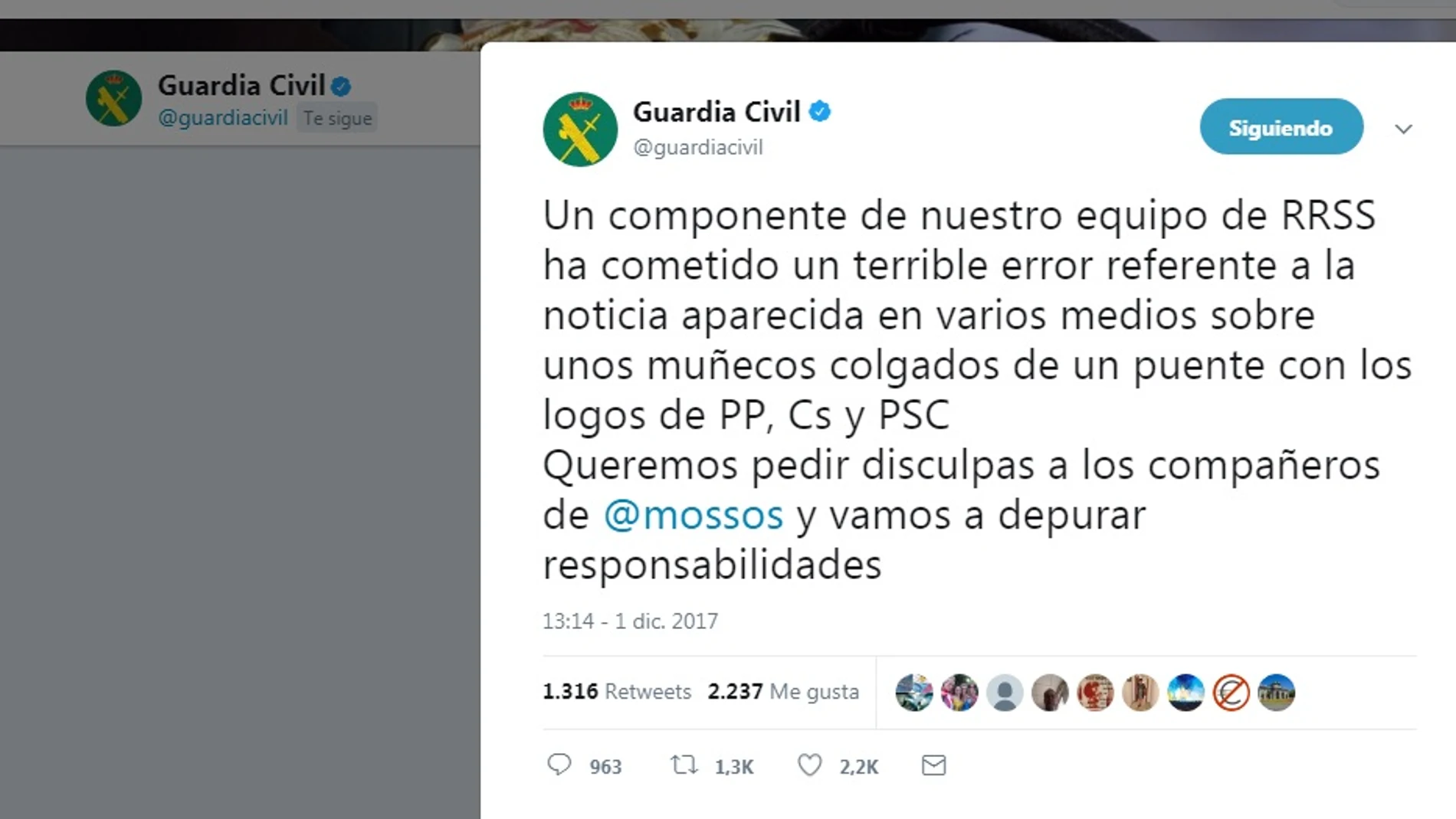 Tuit de la Guardia Civil Tuit de la Guardia Civil