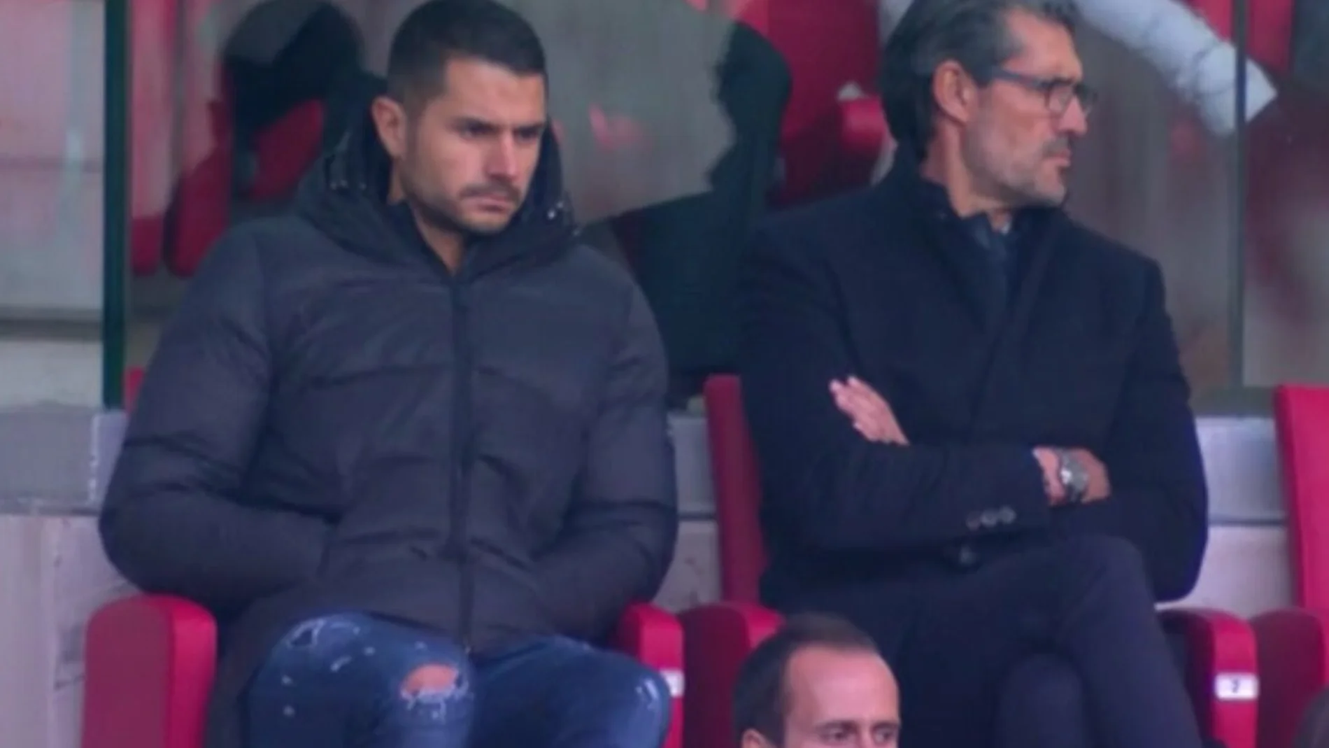 Vitolo presencia el Atlético-Real Sociedad Vitolo presencia el Atlético-Real Sociedad