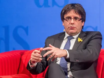 Carles Puigdemont, en una entrevista en Bélgica Carles Puigdemont, en una entrevista en Bélgica
