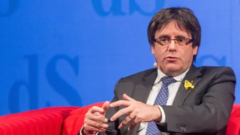 Carles Puigdemont, en una entrevista en Bélgica Carles Puigdemont, en una entrevista en Bélgica