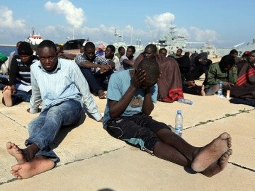 Inmigrantes en Libia