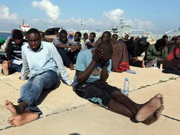 Inmigrantes en Libia Inmigrantes en Libia
