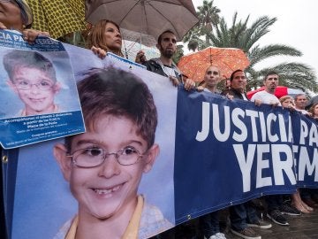 Imagen de archivo de una manifestación para pedir justicia para Yéremi, el niño de siete años desaparecido