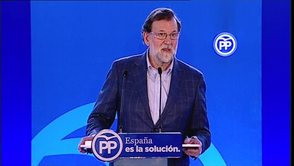 Rajoy, en un acto del PP en Mataró