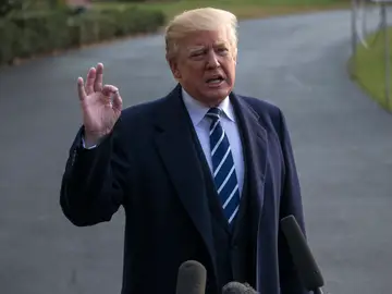 El presidente de EE UU, Donald Trump El presidente de EE UU, Donald Trump