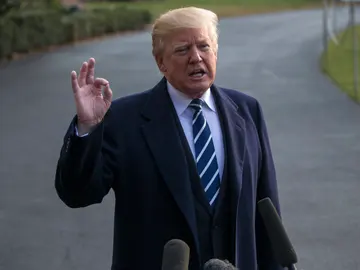 El presidente de EE UU, Donald Trump El presidente de EE UU, Donald Trump