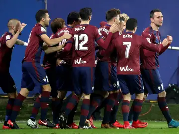 El Eibar celebra un gol El Eibar celebra un gol