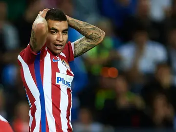 Ángel Correa, en un partido del Atlético de Madrid Ángel Correa, en un partido del Atlético de Madrid