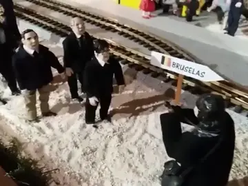 El belén de Valga cuenta este año con Puigdemont o Iñaki Urdangarín. El belén de Valga cuenta este año con Puigdemont o Iñaki Urdangarín.