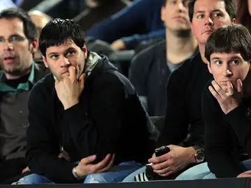 Matías y Leo Messi Matías y Leo Messi