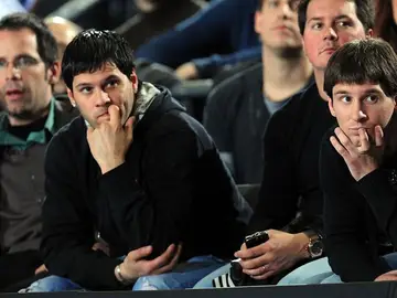 Matías y Leo Messi Matías y Leo Messi