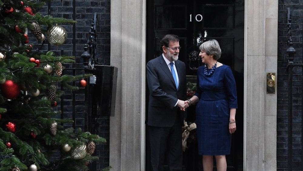 Mariano Rajoy y Theresa May