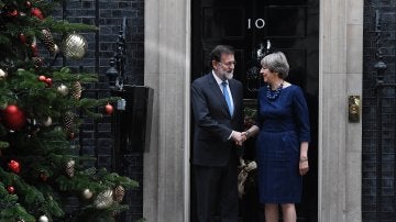 Mariano Rajoy y Theresa May