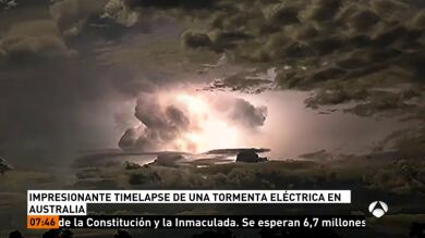 Un espectacular 'timelapse' capta una tormenta eléctrica en Australia