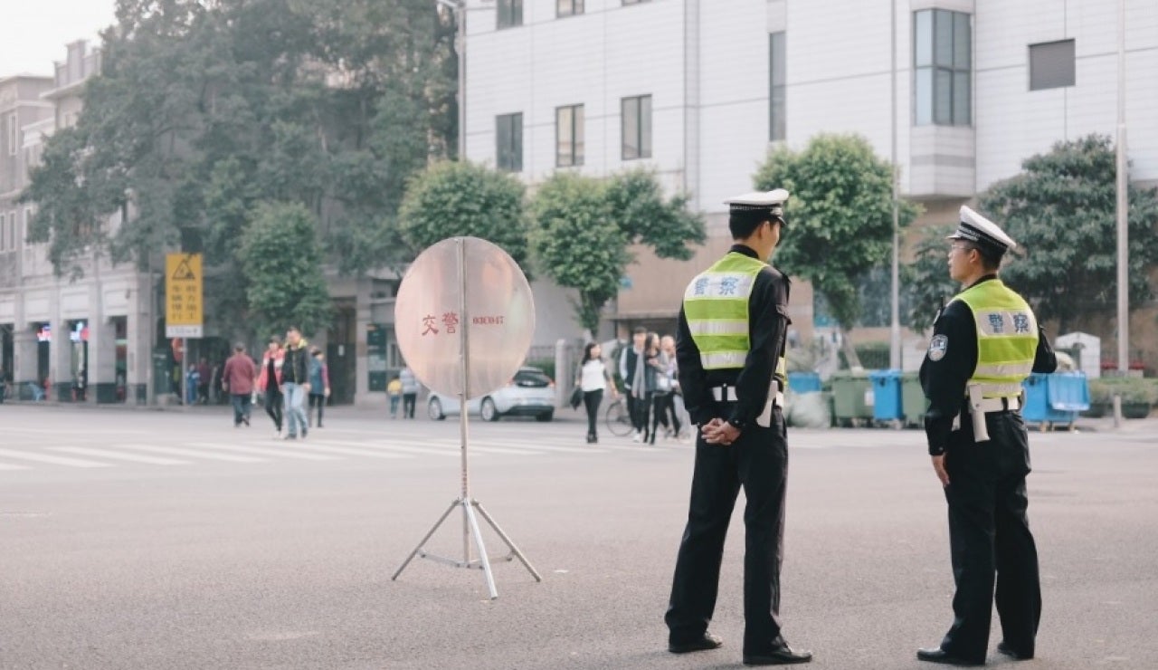 Varios agentes de polic&iacute;a en Jap&oacute;n