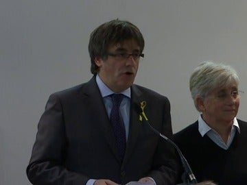 Puigdemont: "Se comienza retirando la euroorden y acabarán retirando el 155 y la represión" 