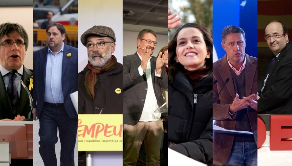 Candidatos a las elecciones catalanas del 21D