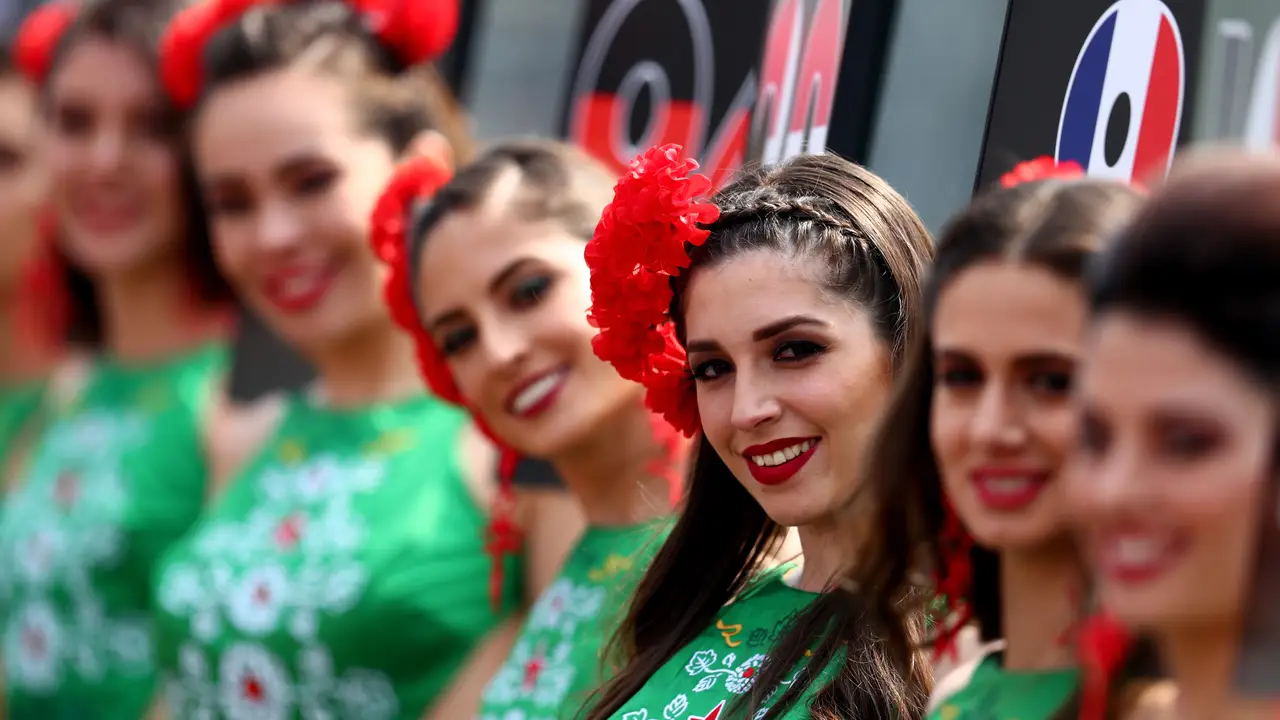 Azafatas en el GP de México de F1