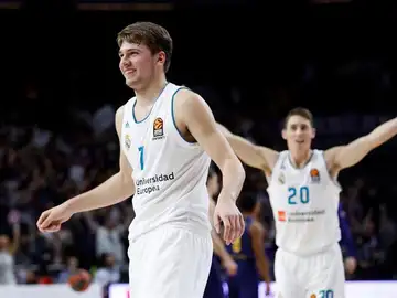 El base esloveno del Real Madrid Luka Doncic El base esloveno del Real Madrid Luka Doncic
