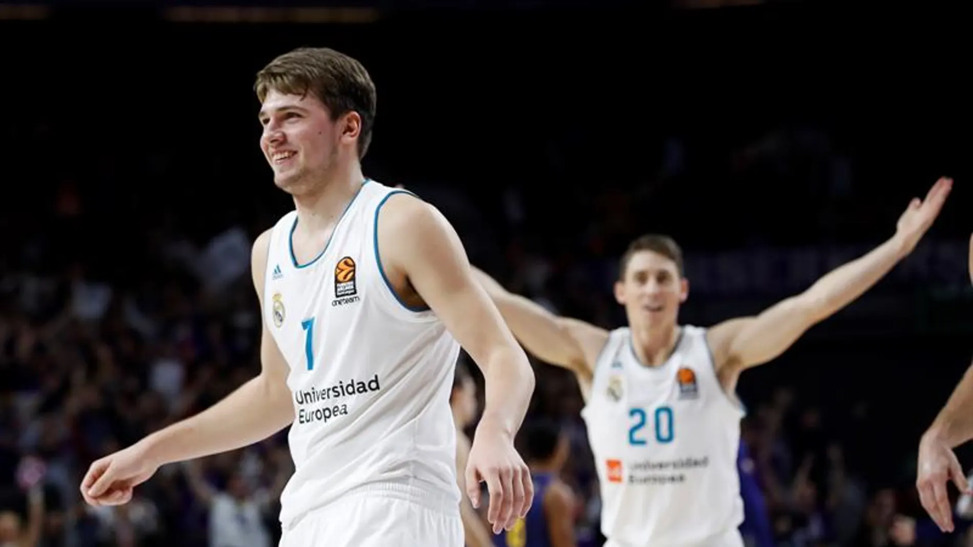 El base esloveno del Real Madrid Luka Doncic El base esloveno del Real Madrid Luka Doncic
