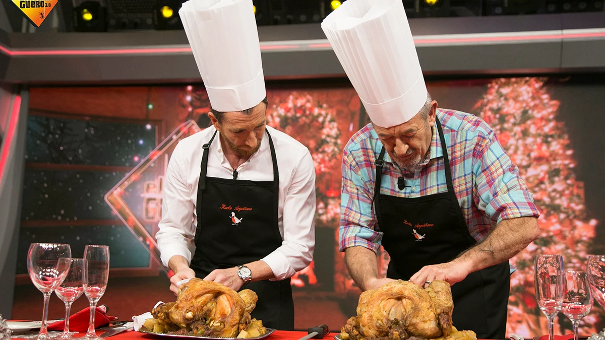 Karlos Arguiñano te enseña cómo trinchar un pavo navideño en 'El Hormiguero 3.0'