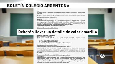Un colegio de Barcelona pide a los alumnos que lleven un 
