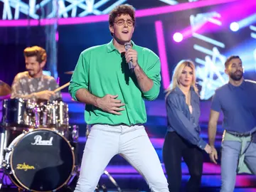 David Amor se convierte en un ochentero 'Tarzan Boy' como Baltimora David Amor se convierte en un ochentero 'Tarzan Boy' como Baltimora
